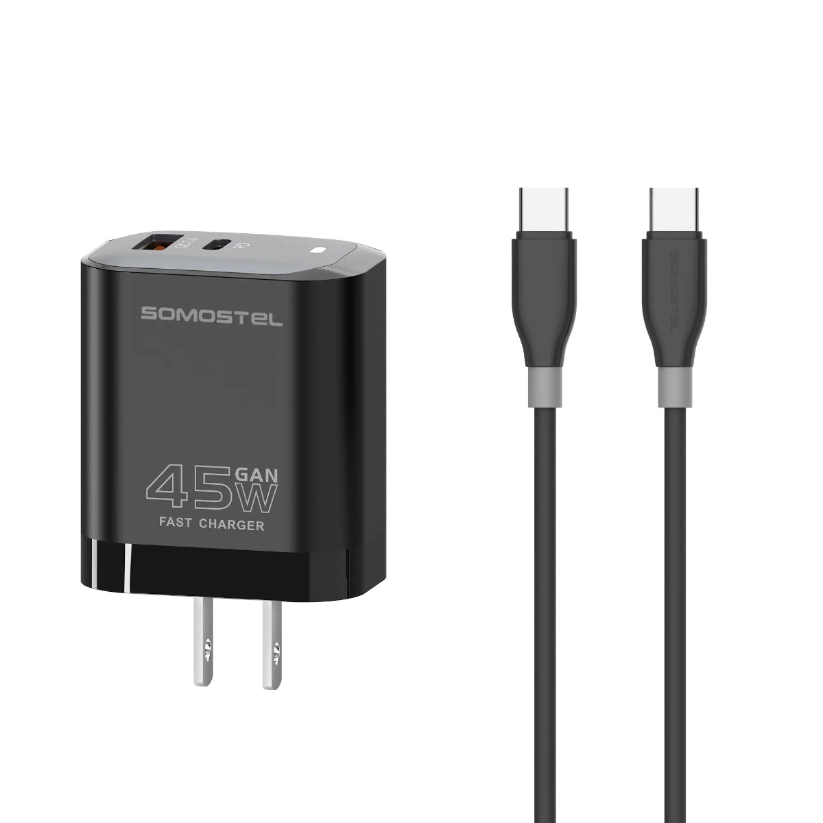 Cargador de 45W certificado carga rápida 2